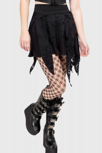 Hollow Groove Skirt - KILLSTAR