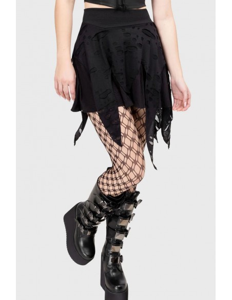 Hollow Groove Skirt - KILLSTAR