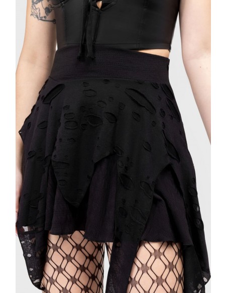 Hollow Groove Skirt - KILLSTAR