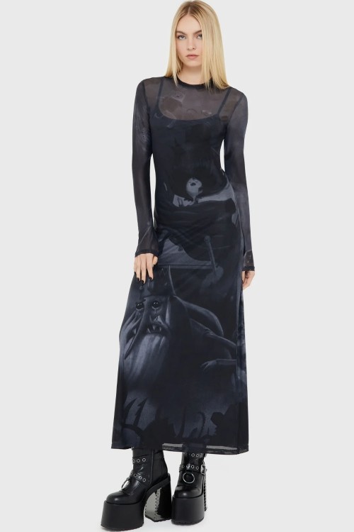 Vestido Largo Adventure Time - KILLSTAR X HORA DE AVENTURAS