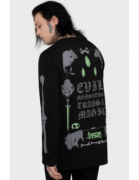 Camiseta de Manga Larga Evil Magic - KILLSTAR x HORA DE AVENTURAS