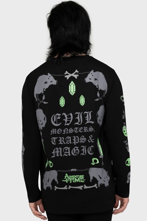 Evil Magic Long Sleeve T-Shirt - KILLSTAR x ADVENTURE TIME