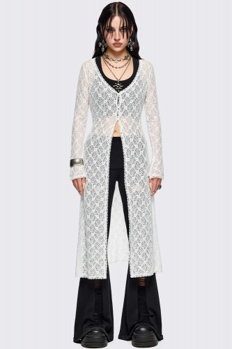 Elysia Long Cardigan Dress - Minga London