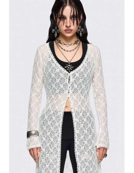 Elysia Long Cardigan Dress - Minga London