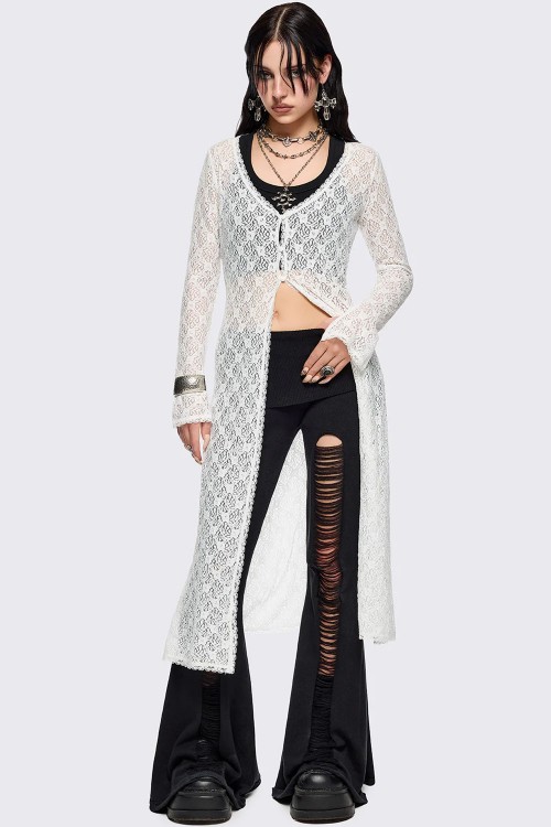 Elysia Long Cardigan Dress - Minga London