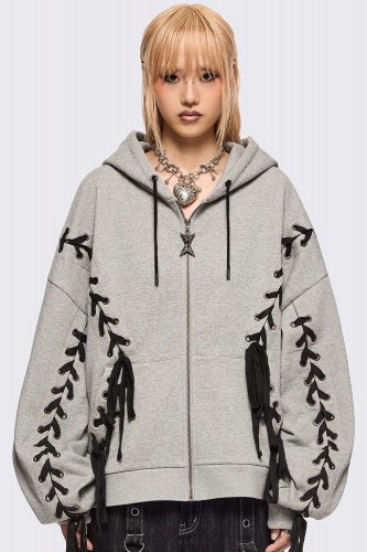 Sudadera Mia en Gris - Minga London