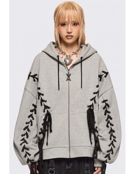 Sudadera Mia en Gris - Minga London