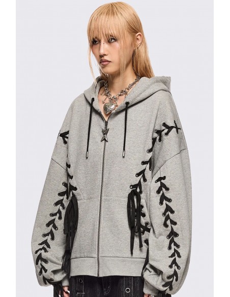 Sudadera Mia en Gris - Minga London