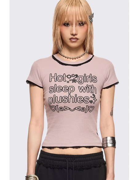 Baby Tee Plush T-shirt - Minga London