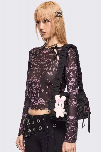 Mesh Top Esther Bunny x Minga London 2