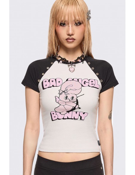 Camiseta Baby Tee Esther Bunny x Minga London