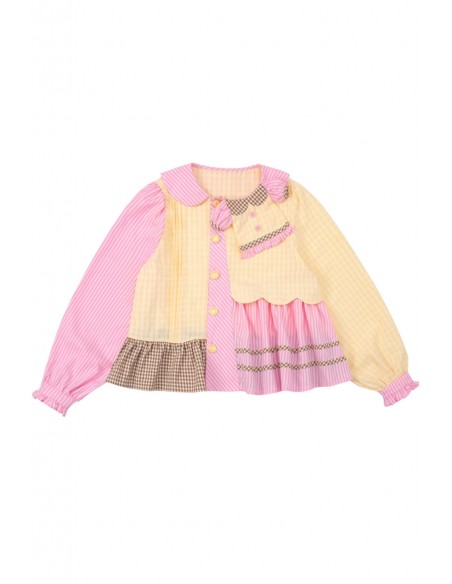 Sweet Melon Shop Choco Vanilla Strawberry Blouse ~ Lutra Jump