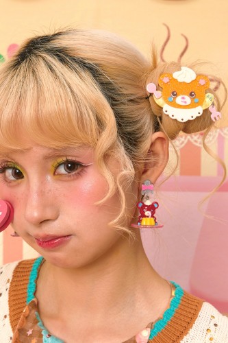 Pudding Bear Clip ~ Lutra Jump 2