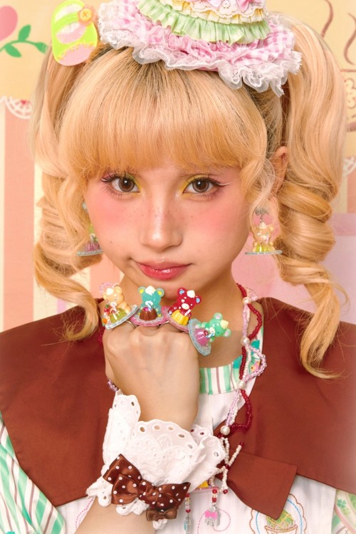 Anillo Sweet Melon Shop Pudding Bear Azul ~ Lutra Jump