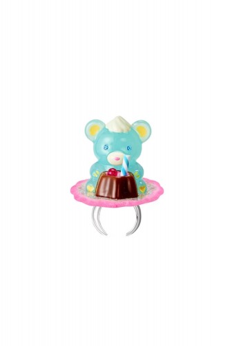Sweet Melon Shop Pudding Bear Blue Ring - Lutra Jump