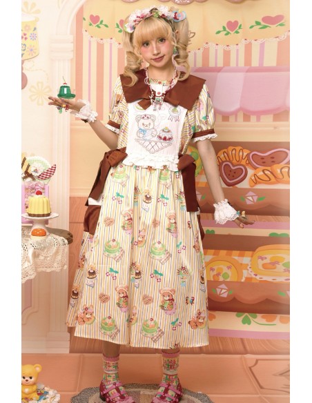 Sweet Melon Shop Vanilla & Choco Dress ~ Lutra Jump