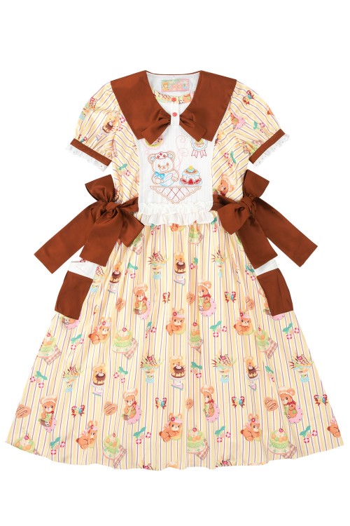 Vestido Sweet Melon Shop Vanilla & Choco ~ Lutra Jump