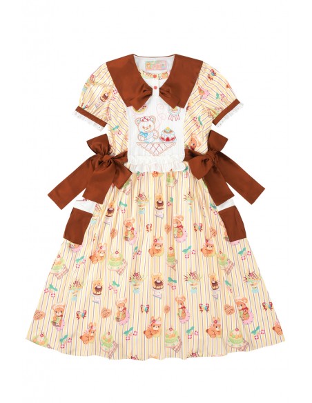 Sweet Melon Shop Vanilla & Choco Dress ~ Lutra Jump