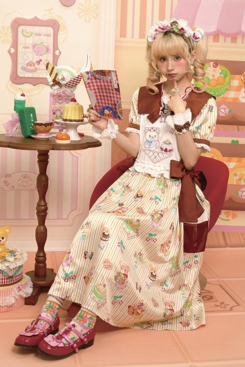 Vestido Sweet Melon Shop Vanilla & Choco ~ Lutra Jump