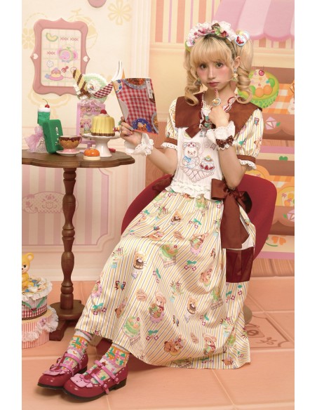 Sweet Melon Shop Vanilla & Choco Dress ~ Lutra Jump