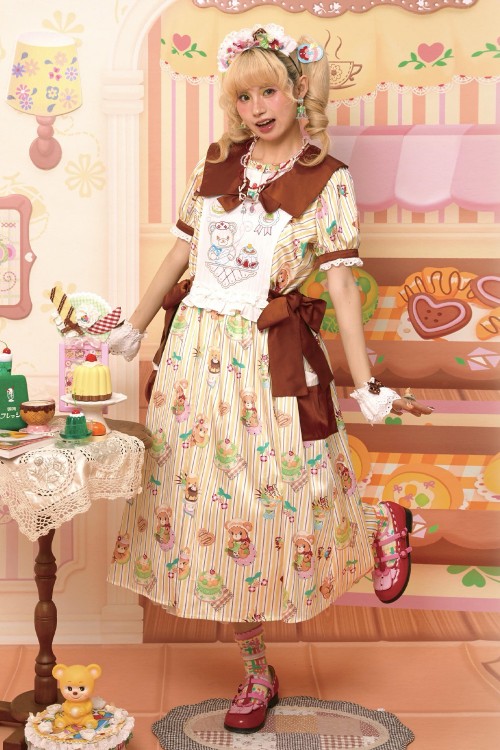 Sweet Melon Shop Vanilla & Choco Dress ~ Lutra Jump
