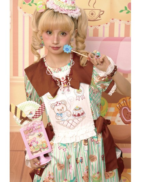Sweet Melon Shop Mint & Choco Dress ~ Lutra Jump