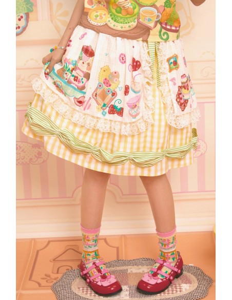 Falda con Delantal Sweet Melon Shop ~ Lutra Jump