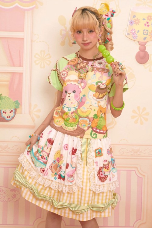 Falda con Delantal Sweet Melon Shop ~ Lutra Jump