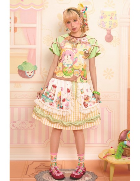 Falda con Delantal Sweet Melon Shop ~ Lutra Jump