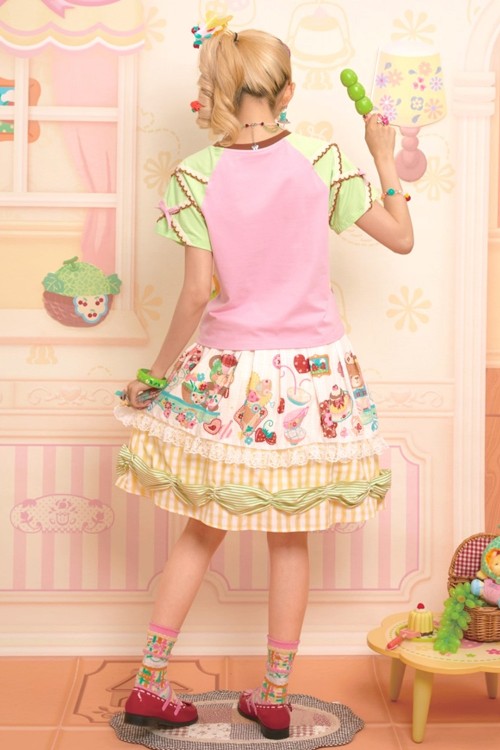 Falda con Delantal Sweet Melon Shop ~ Lutra Jump