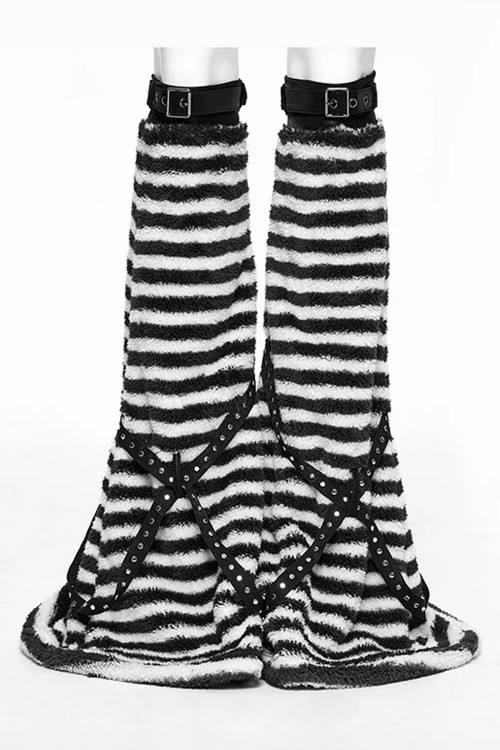 Stripped Bunny Legwarmers - Punk Rave