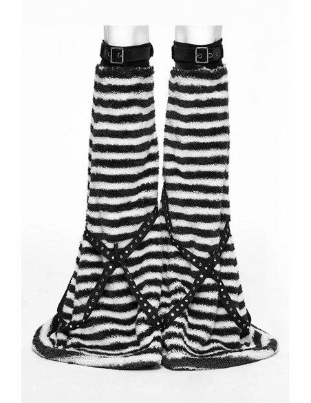 Stripped Bunny Legwarmers - Punk Rave