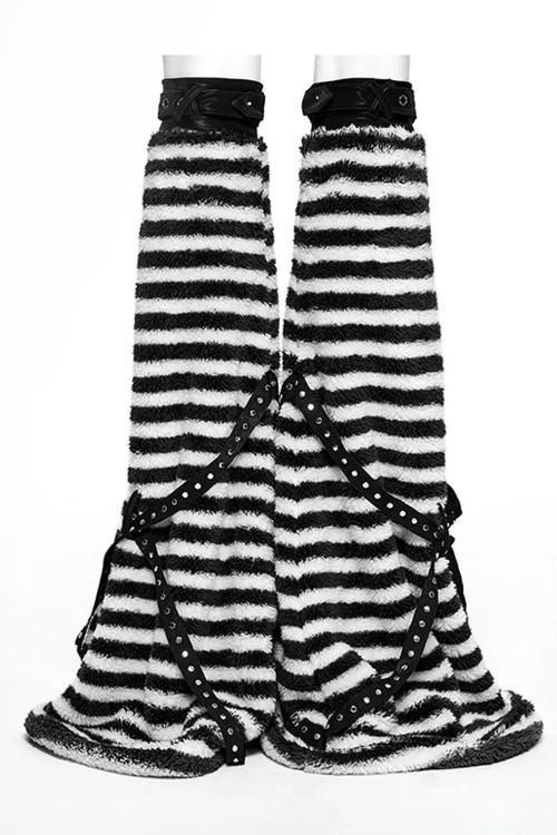 Stripped Bunny Legwarmers - Punk Rave