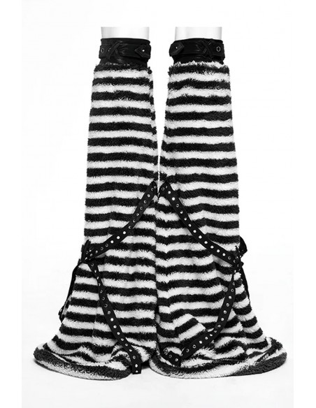 Stripped Bunny Legwarmers - Punk Rave