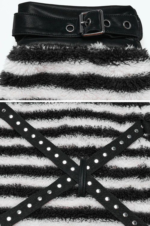 Stripped Bunny Legwarmers - Punk Rave