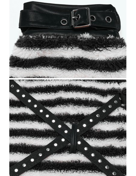 Stripped Bunny Legwarmers - Punk Rave