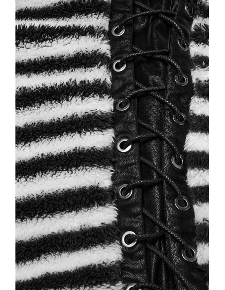 Sudadera con Capucha Striped Bunny - Punk Rave