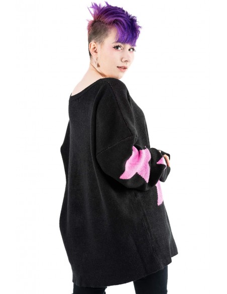 Jersey Seeing Stars en Rosa x Negro - Heartless