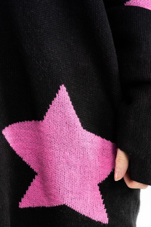 Jersey Seeing Stars en Rosa x Negro - Heartless