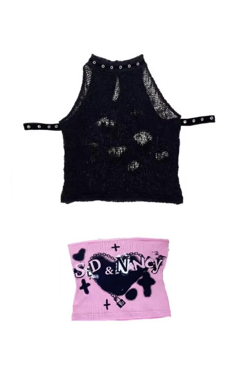 Sid&Nancy 2-Piece Top - Evil Tooth