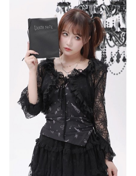 Cárdigan Bolero Spider Mesh - Evil Tooth