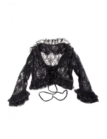 Cárdigan Bolero Spider Mesh - Evil Tooth