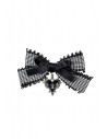 Lazo Para la Cabeza Gothic Lolita Heart en Negro