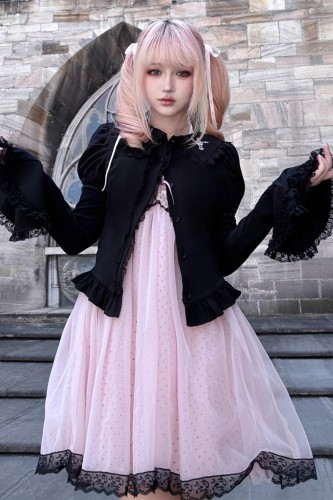 Pink & Black Polka Dot Dress - Evil Tooth 2