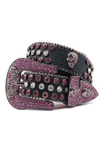 Cinturón con Brillantes Black & Pink