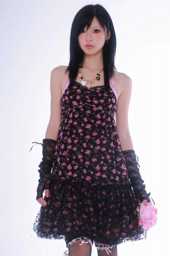 Vestido Rose Shining Night - Evil Tooth