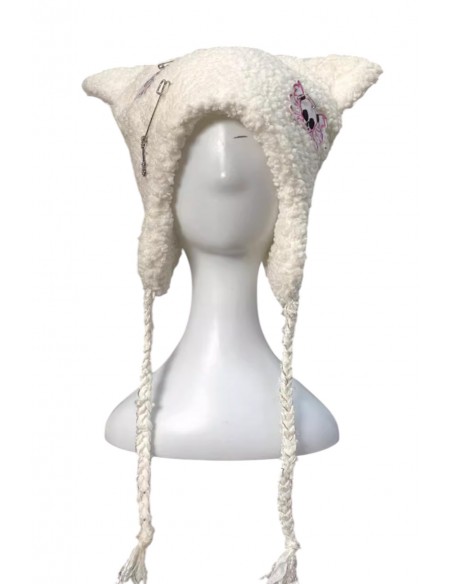 Punk Cat Hat in White - Evil Tooth