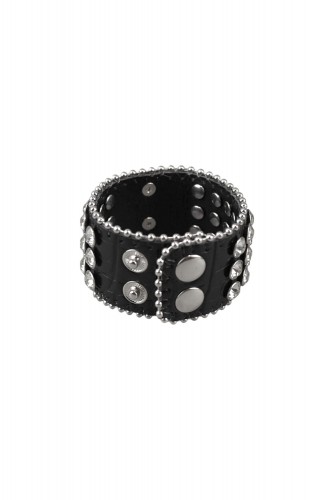 Rokku Skull Bracelet in Black 2