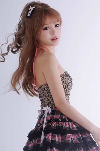 Top de Tubo Leopardo - Evil Tooth 2