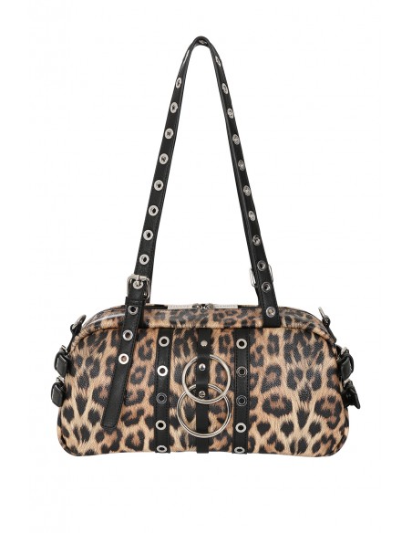 Leopard Hexy Glam Bag - Banned